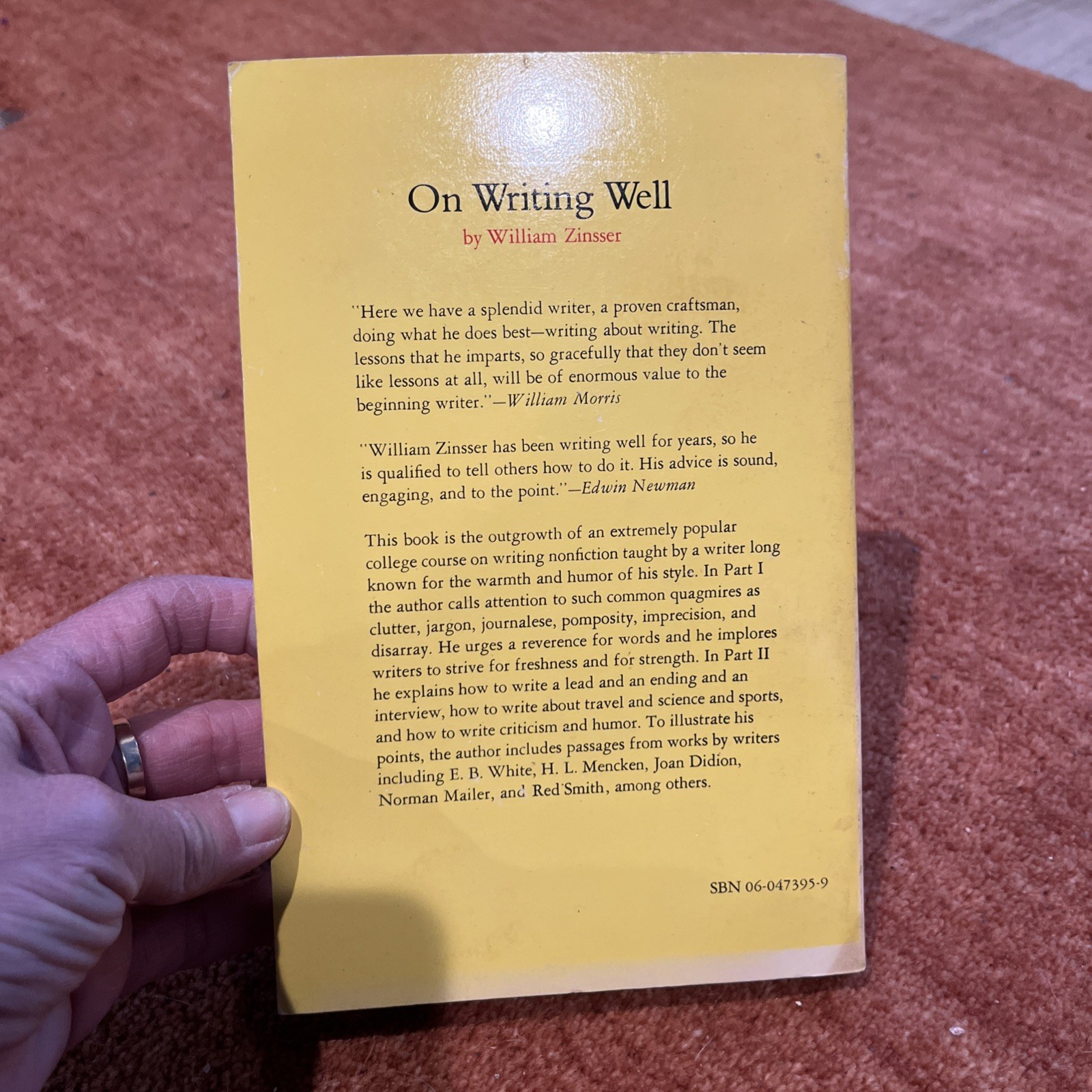 Rare On Writing Well: Classic Guide to Writing Nonfiction Zinsser first ed 1976
