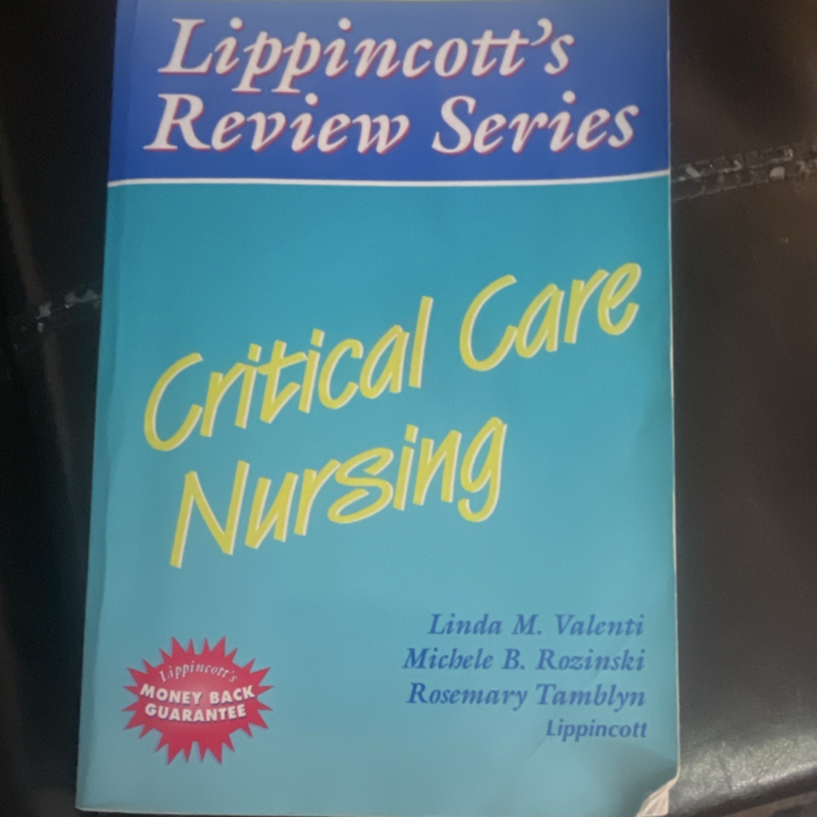 Lippincott Critical Care Nursing Study Guide Book Review Series English