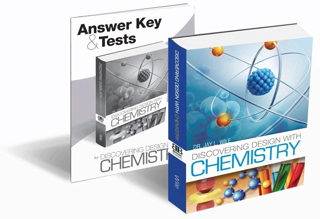 Discovering Design With Chemistry SET HighSchool Science Jay Wile Text & Tests
