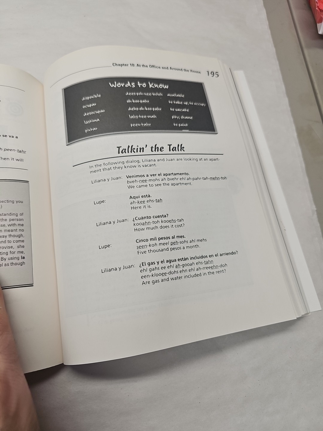 Spanish For Dummies by Susana Wald Paperback with Audio CD