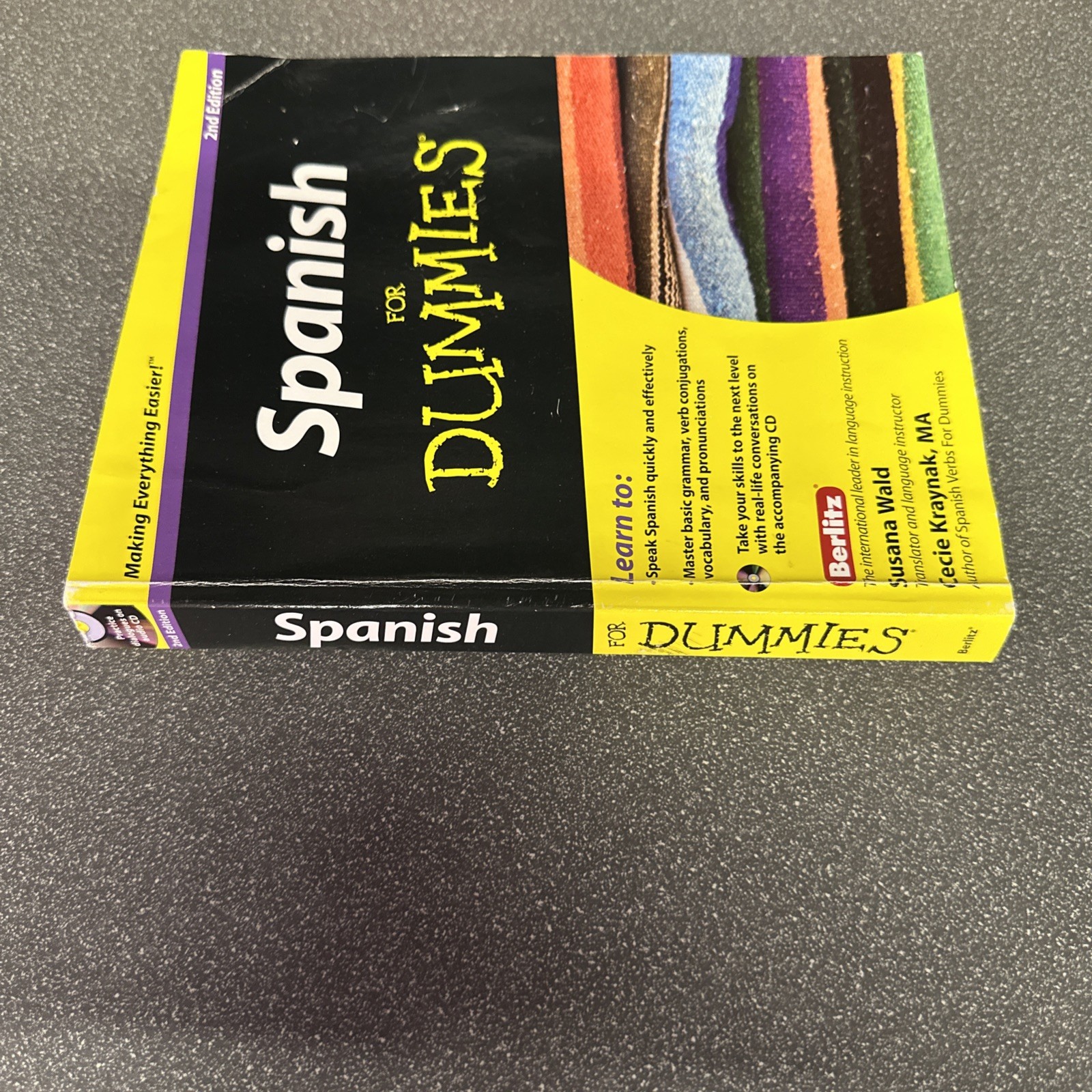Spanish For Dummies, Wald, Susana & Kraynak, Cecie, Used; Good Book