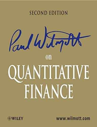 Paul Wilmott on Quantitative Finance, – Hardcover, by Paul Wilmott – Very Good c