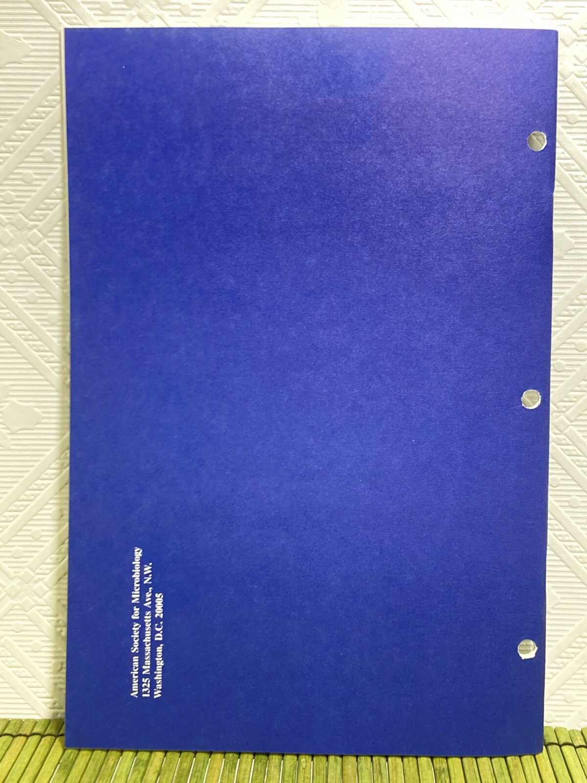 Cumitech 13A Cumulative Techniques Laboratory Diagnosis of Ocular Infections ’94