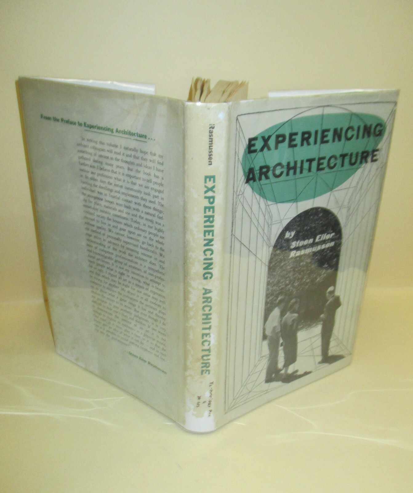 EXPERIENCING ARCHITECTURE by S.E.RASMUSSEN-RARE 1st ED-1959-HARDBACK DUST JACKET