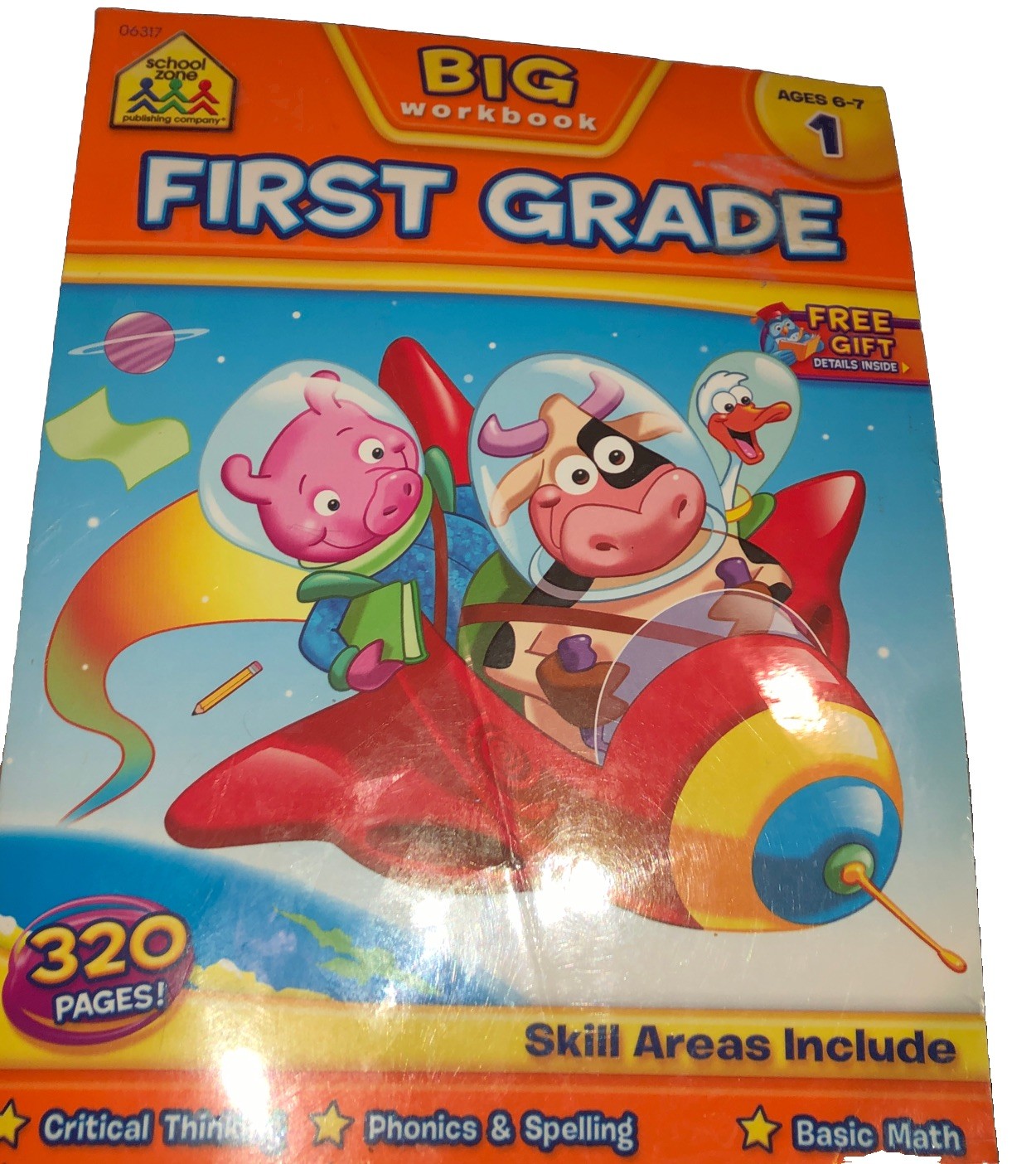 School Zone BIG First Grade Workbook 320 Pages