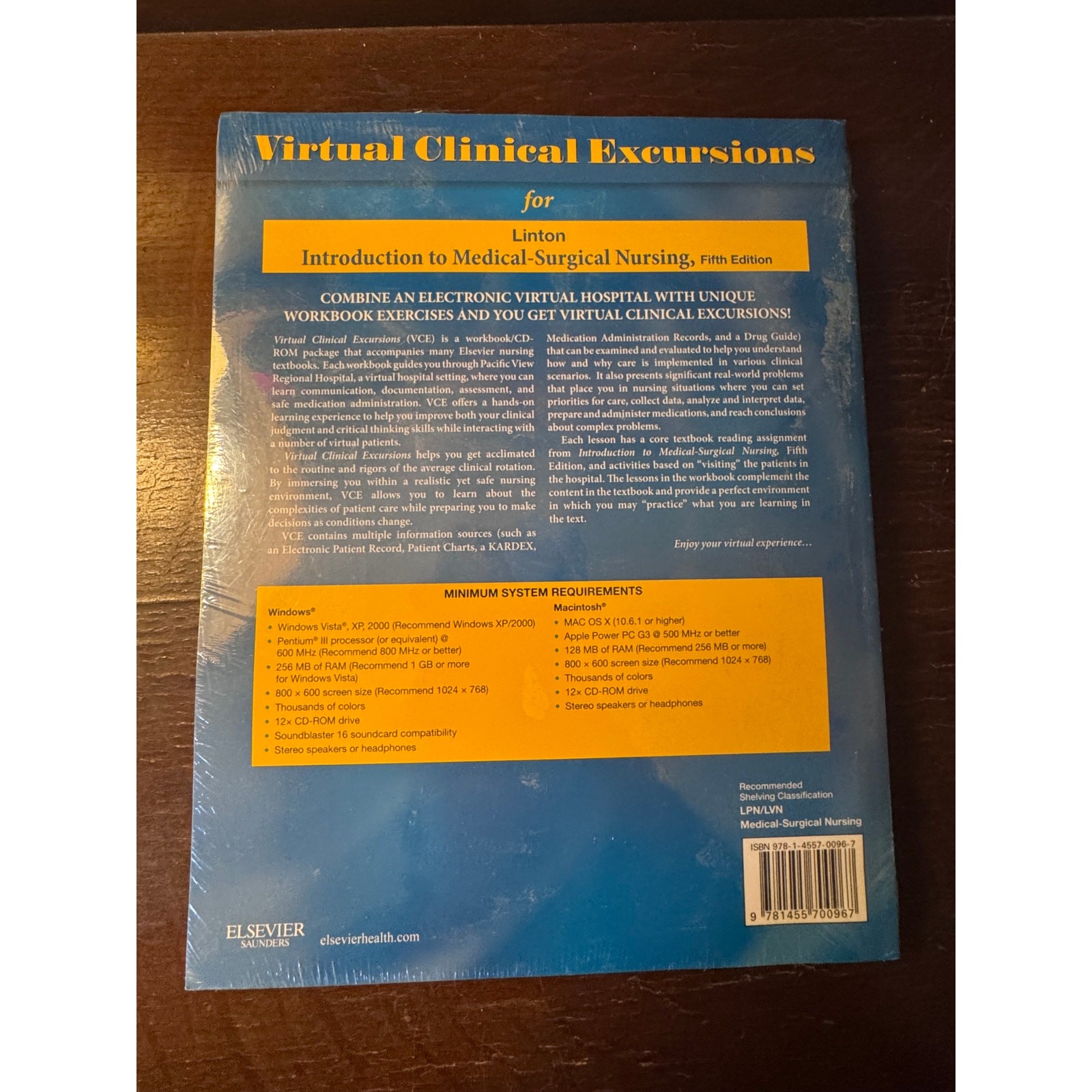 Virtual Clinical Excursions for Linton – 5th Edition