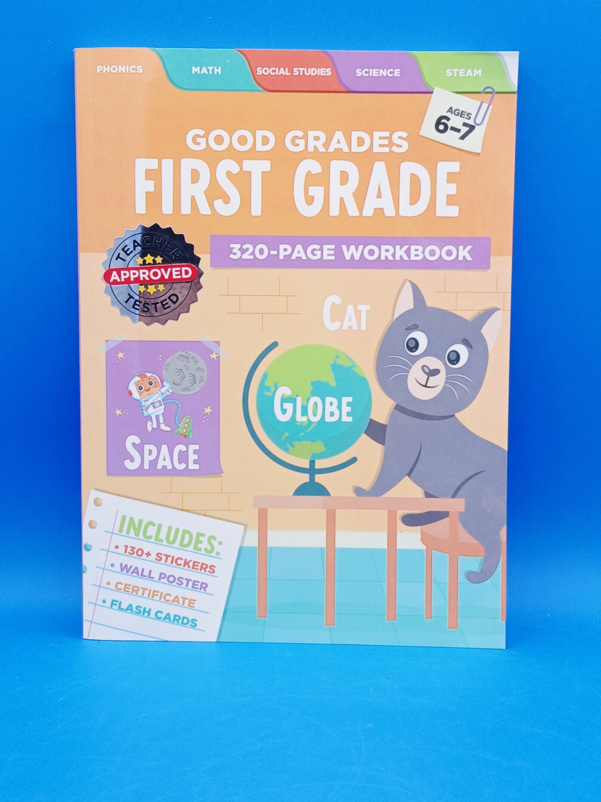 Good Grades Workbook. FIRST GRADE. 320 Pages Ages 6-7….