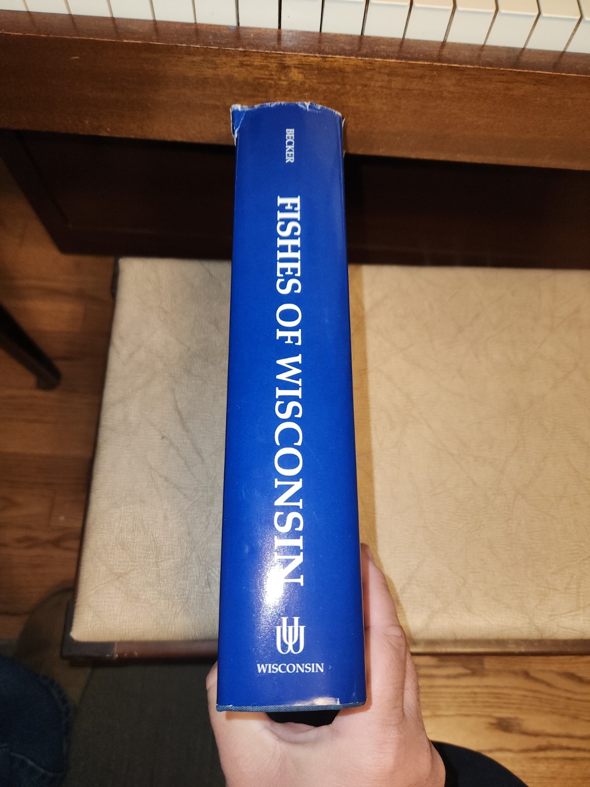 Fishes of Wisconsin by George C. Becker Hardcover with Dust Jacket 1983