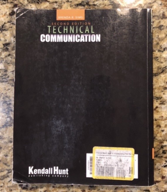 TECHNICAL COMMUNICATION PAK By Sims Brenda