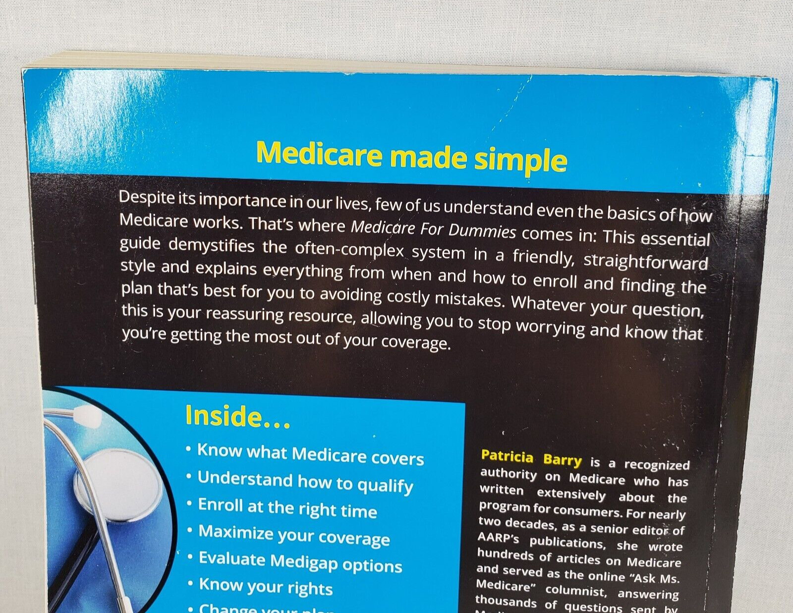 Medicare For Dummies AARP PAPERBACK – 2021 by Patricia Barry 4th Edition