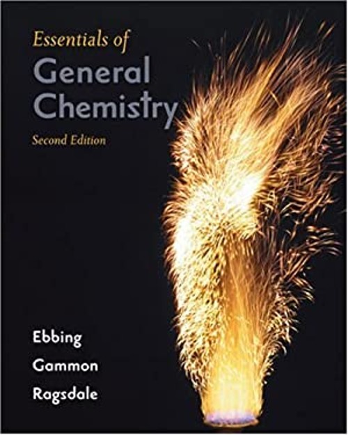 Essentials of General Chemistry Hardcover Darrell Ebbing