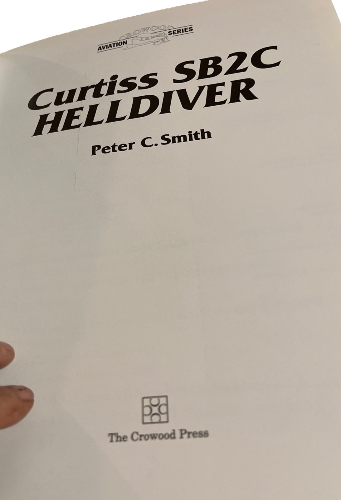 Curtiss Helldiver by Peter C. Smith 1998, Hardcover Dust Jacket