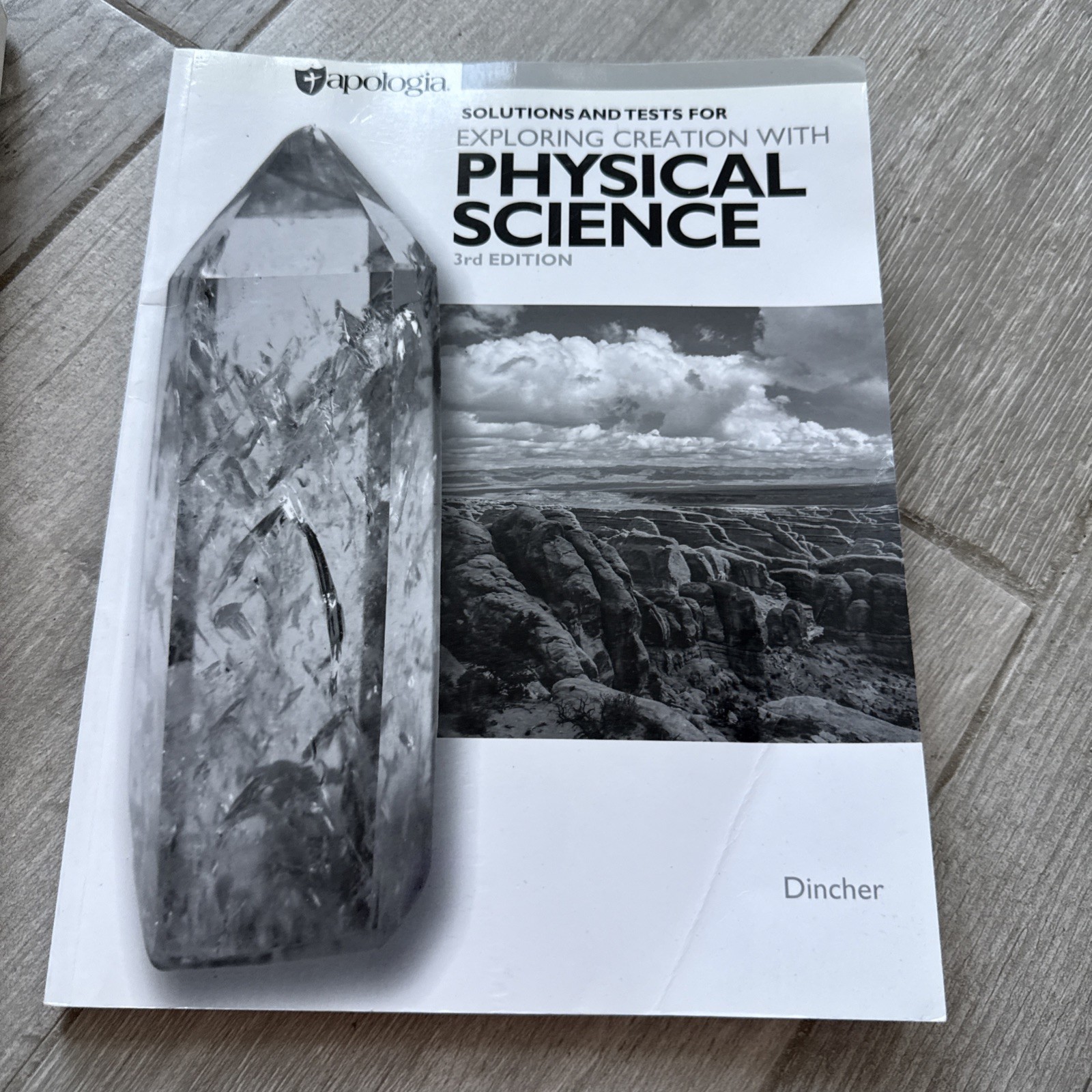 Apologia Physical Science 3rd Edition Homeschool Student Book And Solution/Test