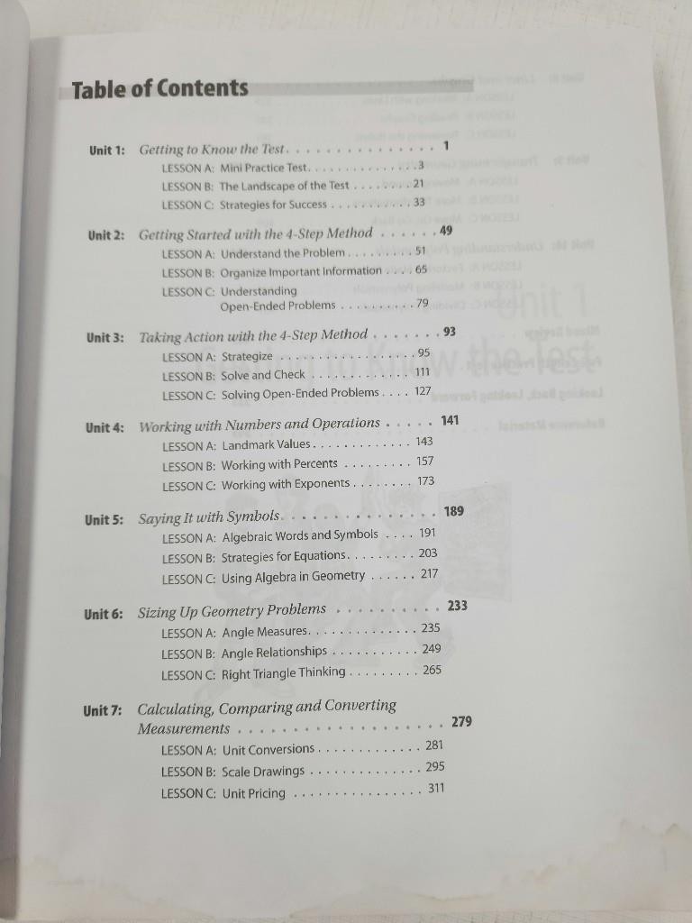 2005 Kaplan Mathematics Advantage New York 8 Student Workbook