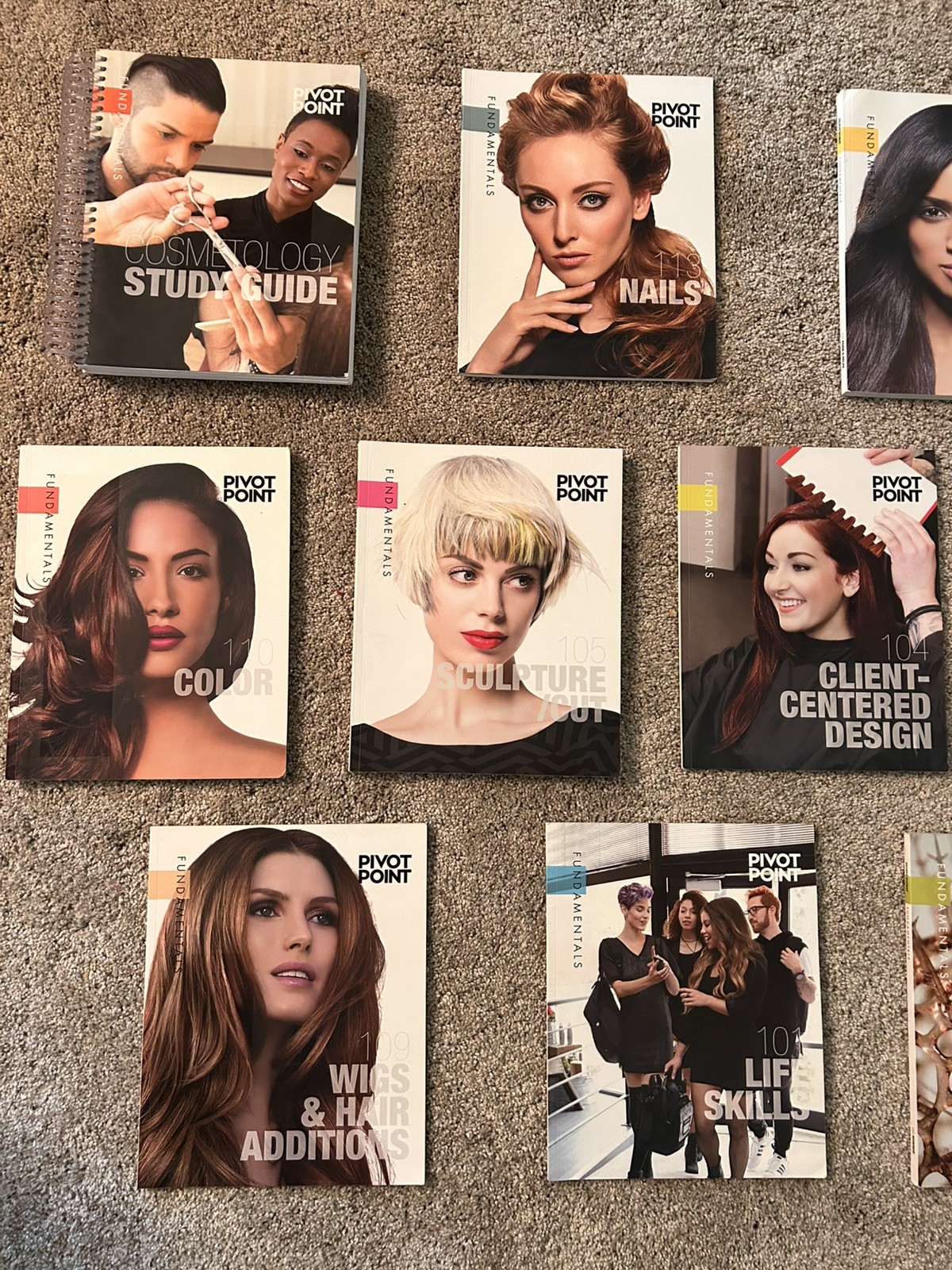 Pivot Point Fundamentals Cosmetology 13 Book Set Study Guides Hair Skin Nails