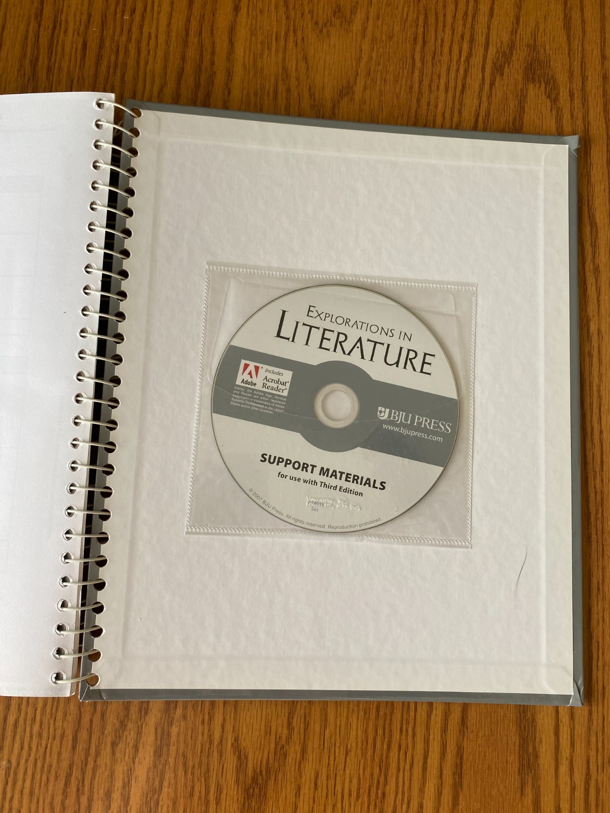 BJU Bob Jones 7th grade EXPLORATIONS IN LITERATURE SET with Tests