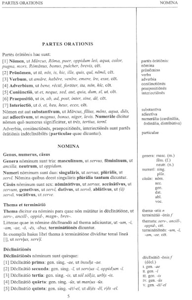 Lingua Latina per se illustrata. Pars I: Familia Romana, Grammatica Latina…