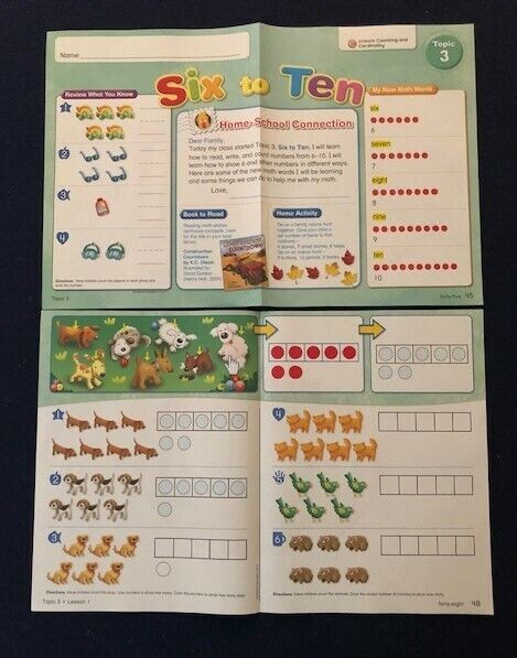 Kindergarten – Pearson enVision Math Interactive Curriculum Materials