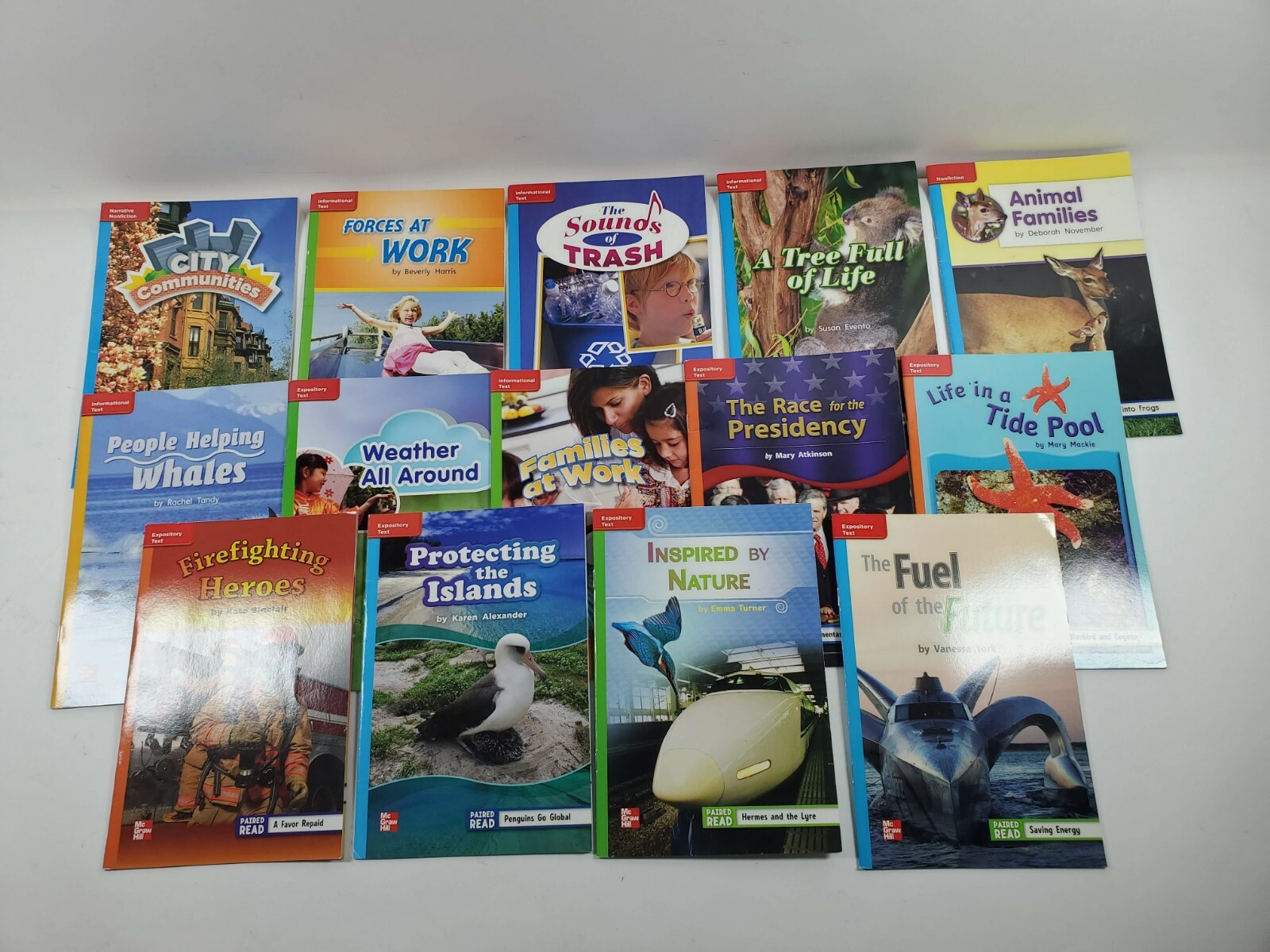 Lot of 28 McGraw Hill Reading Wonders Leveled Readers Grades 2-4 Homeschooling