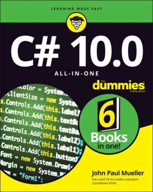 C# 10. 0 All-In-One for Dummies Paperback John Paul Mueller