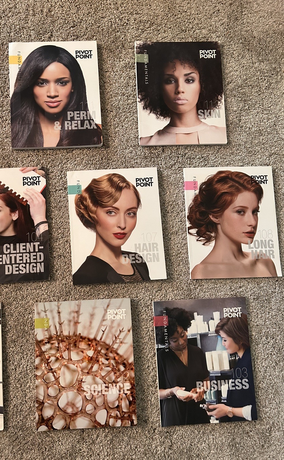 Pivot Point Fundamentals Cosmetology 13 Book Set Study Guides Hair Skin Nails