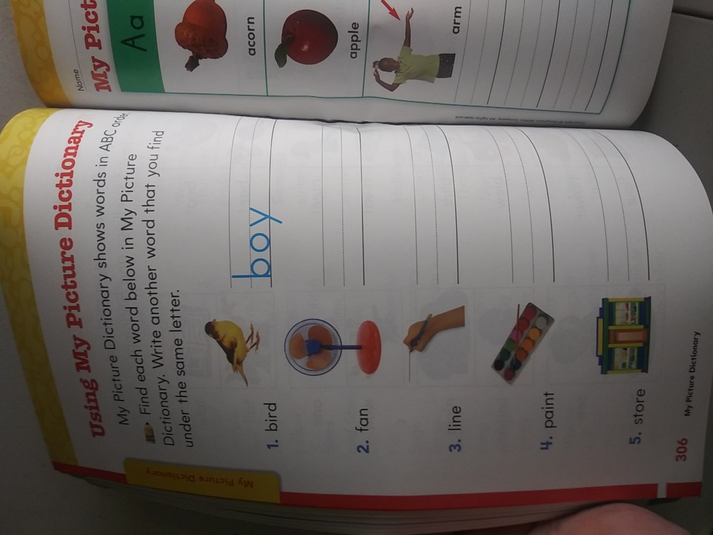 Unused Houghton Mifflin English 1st Grade Homeschool Homework. Workbook