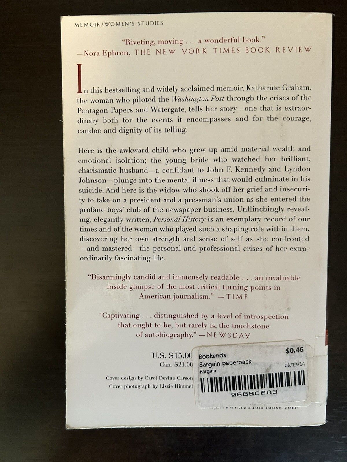 Personal History – by Katharine Graham