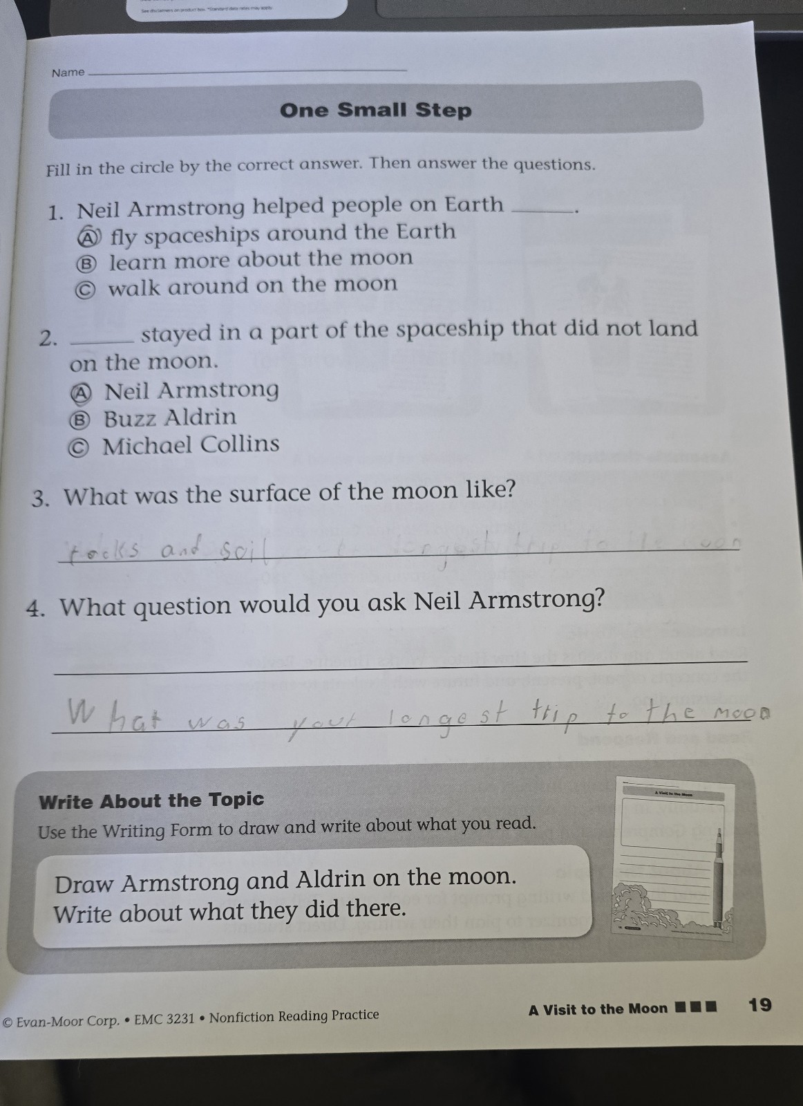 Nonfiction Reading Practice, Grade 1 : Reading at 3 Levels, Paperback by Bier…