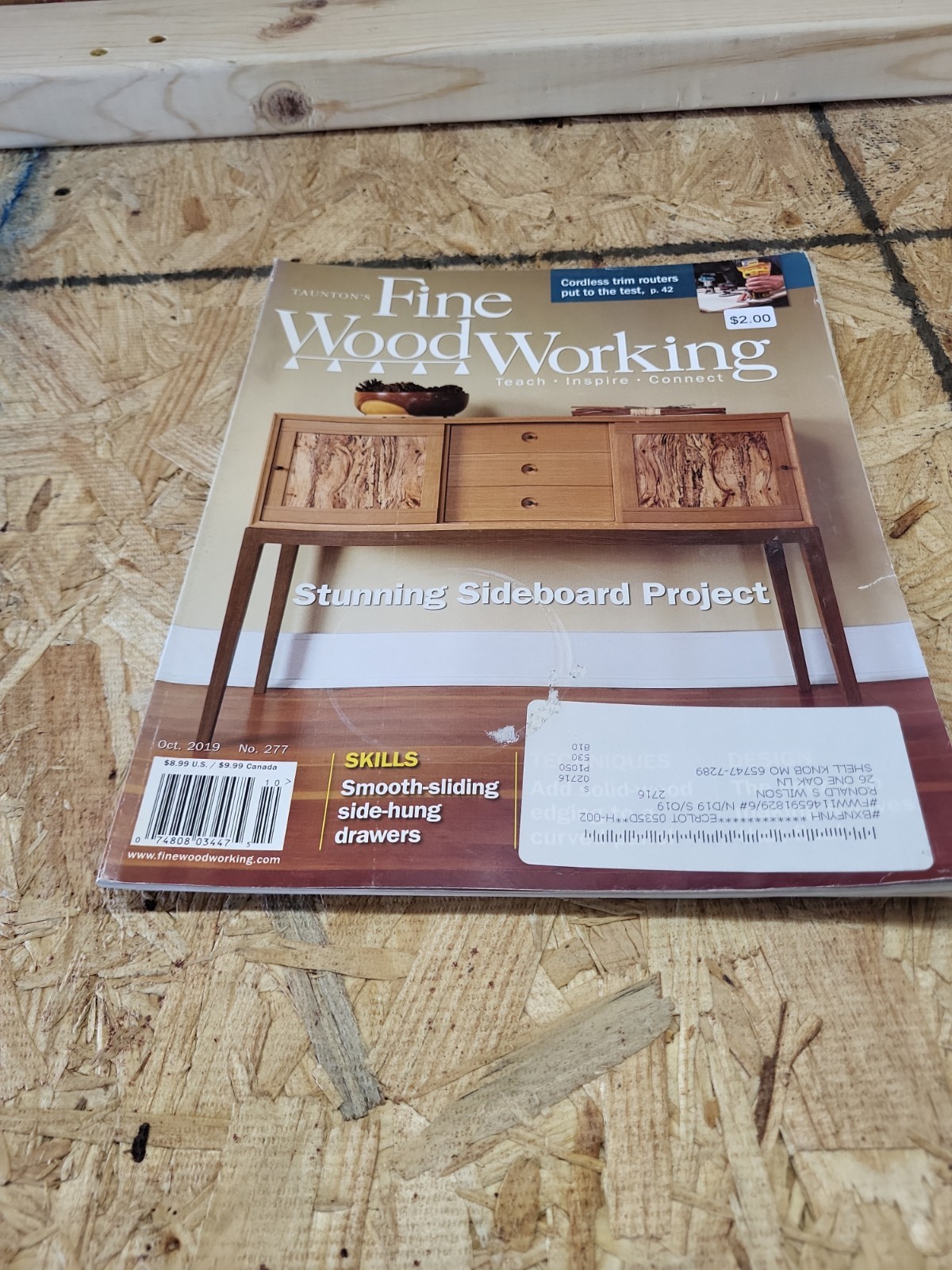 Fine WoodWorking 2003 (LOT OF 6) 2016-2019 Issues Magazines