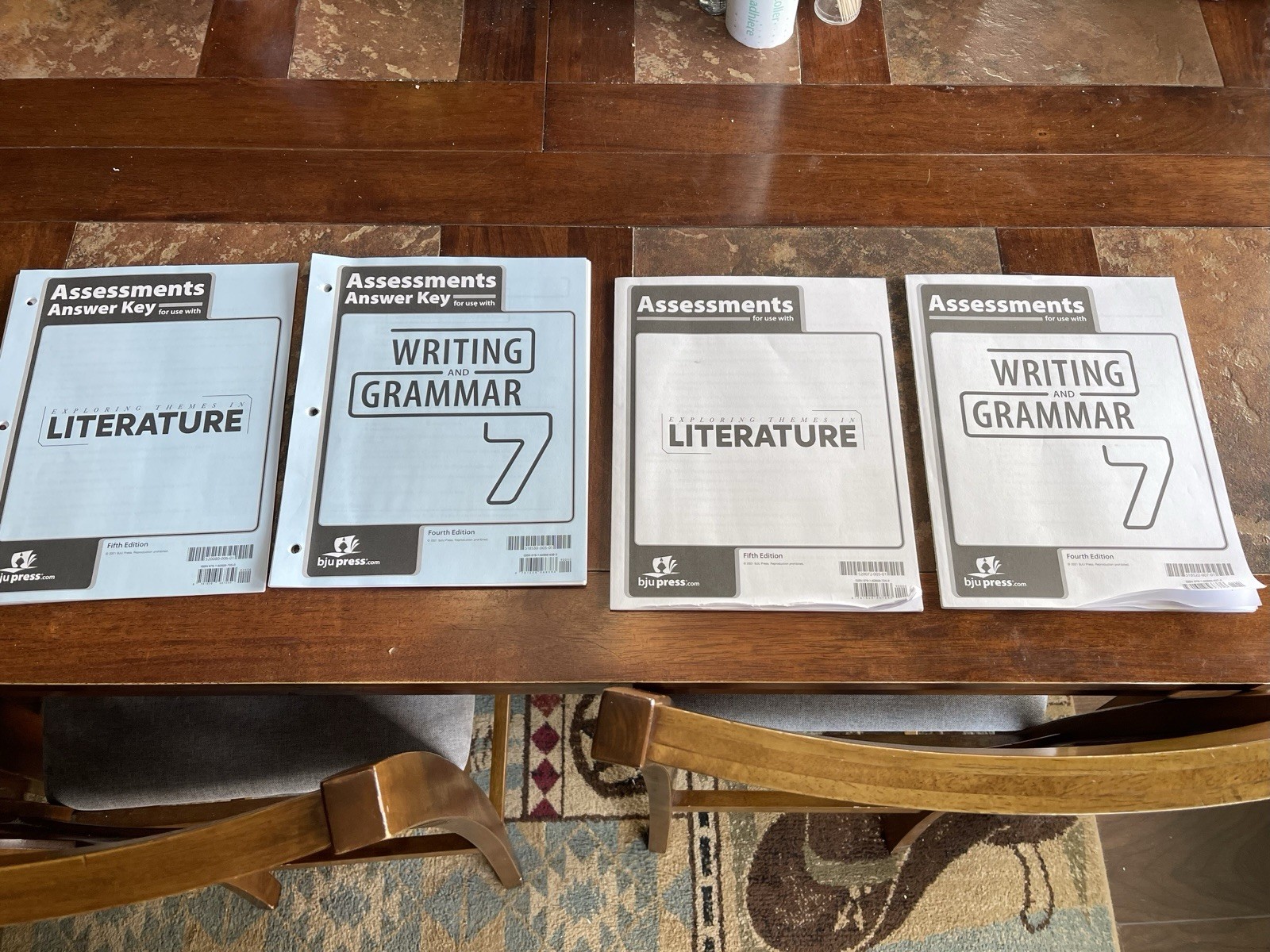 BJU Vocabulary, Exploring Themes In Literature, & Writing & Grammar Kit Grade 7