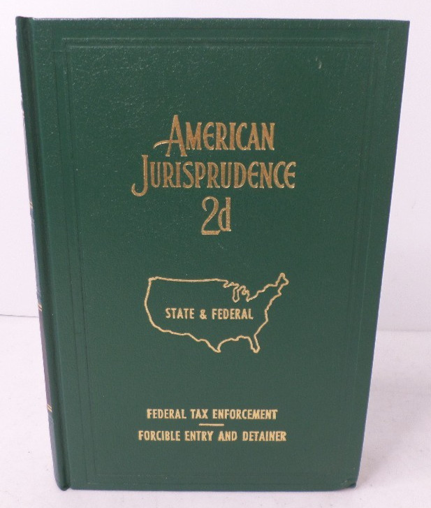 American Jurisprudence 2d 1967 State & Federal 2nd Ed Vol 35 w/ 1998 Supplement