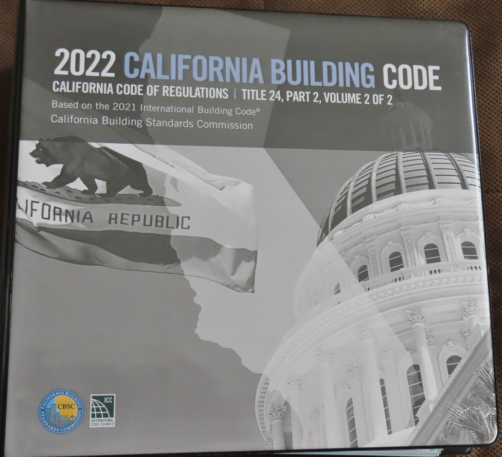 2022 California Building Code, Title 24, Part 2 Volume 2 of 2