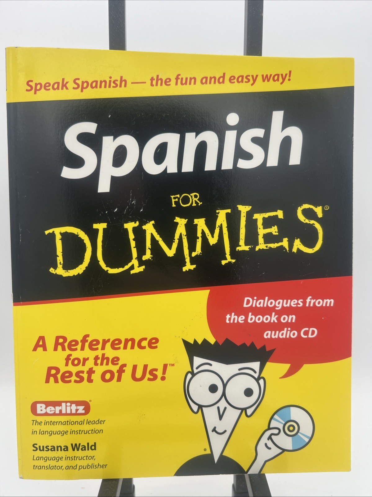 Spanish for Dummies® by Susana Wald (Paperback) 2000 with CD