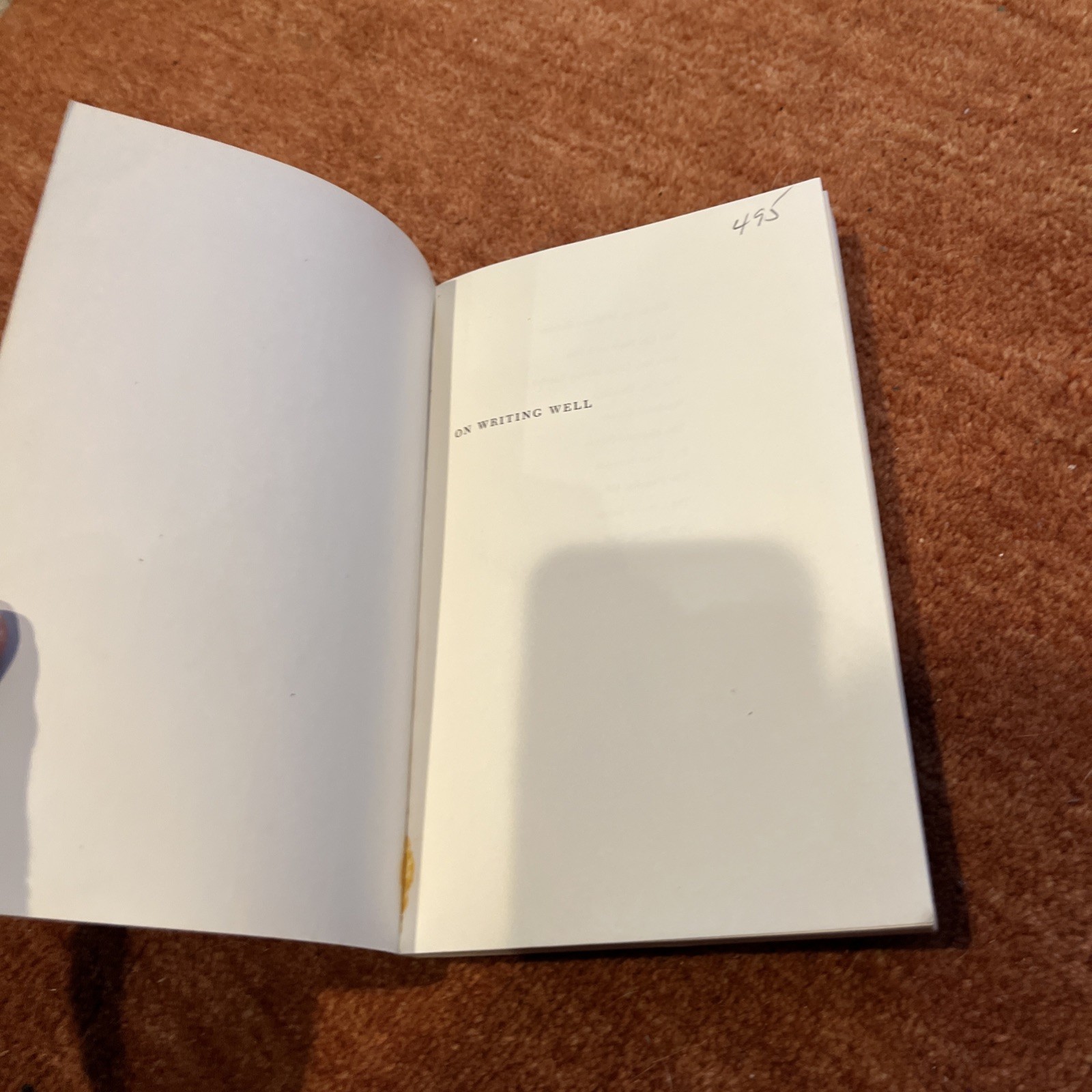 Rare On Writing Well: Classic Guide to Writing Nonfiction Zinsser first ed 1976