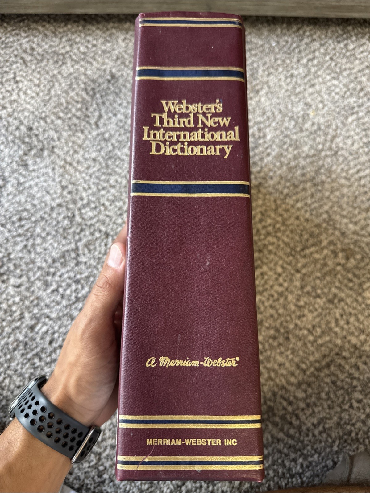 Merriam Webster’s Third New International Dictionary Unabridged 1993 LARGE NICE