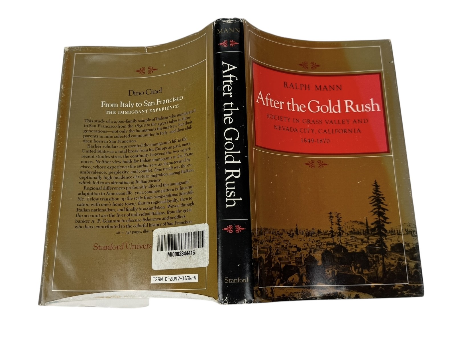 After the Gold Rush Ralph Mann 1982 Hardcover Dust Jacket California History