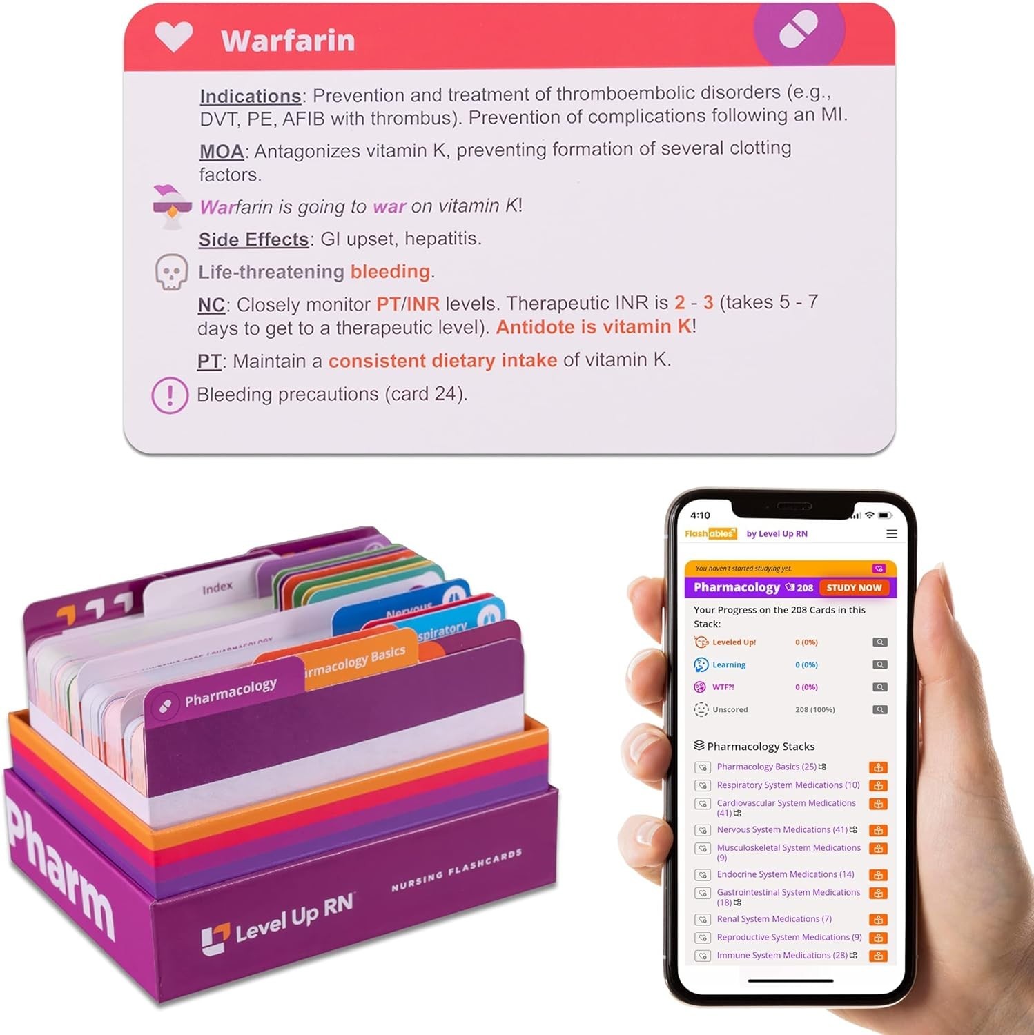 Pharmacology Flash Cards – No Fluff – Nursing School Essentials for Students …