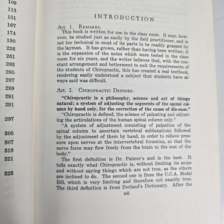 Chiropractic Textbook Ralph W Stephenson Green HB HC Book Palmer 1948 Vintage