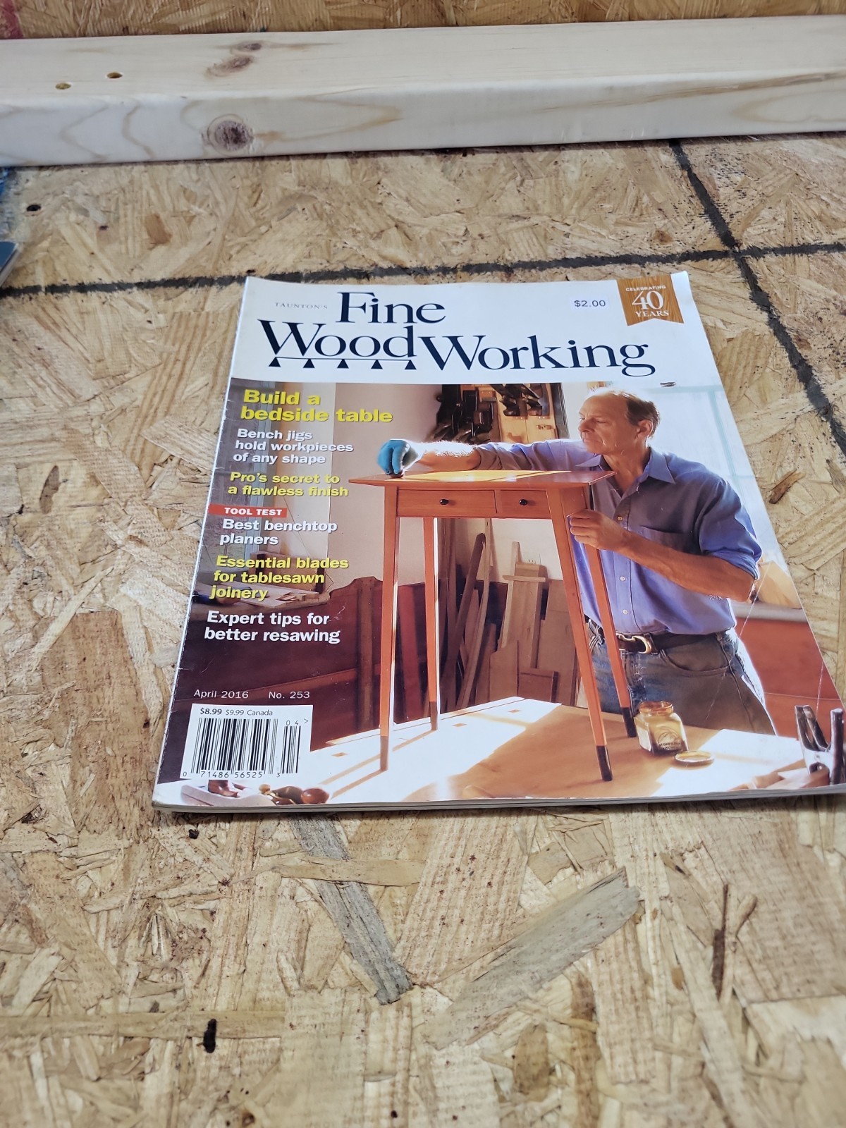Fine WoodWorking 2003 (LOT OF 6) 2016-2019 Issues Magazines