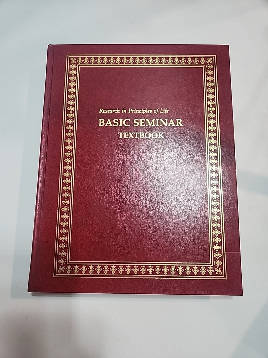 Research in Principles of Life Basic Seminar Textbook 1981 HC book Bill Gothard