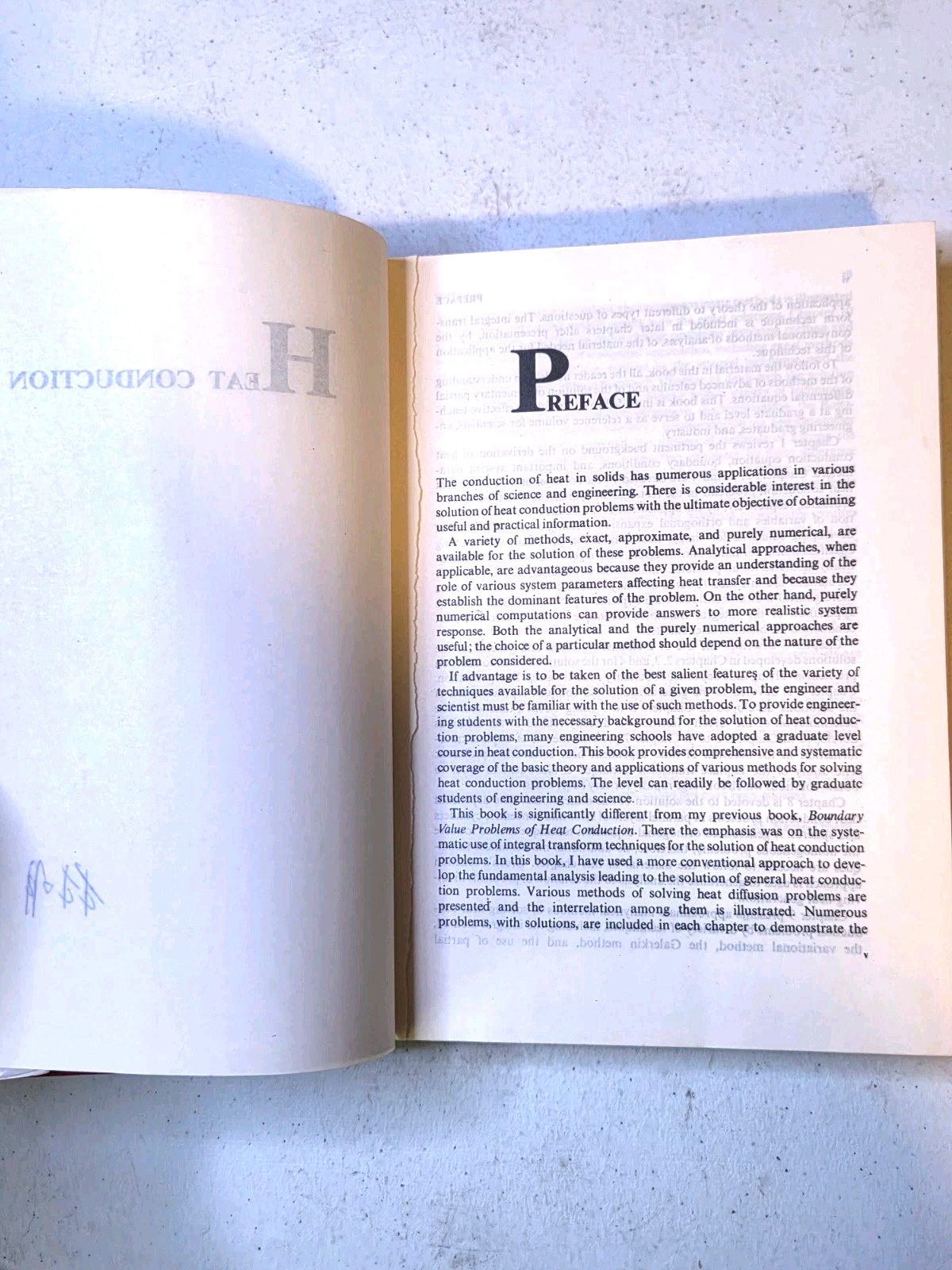 Heat Conduction By M. Necati Ozisik Vintage Hardcover Textbook Dust Jacket 1980