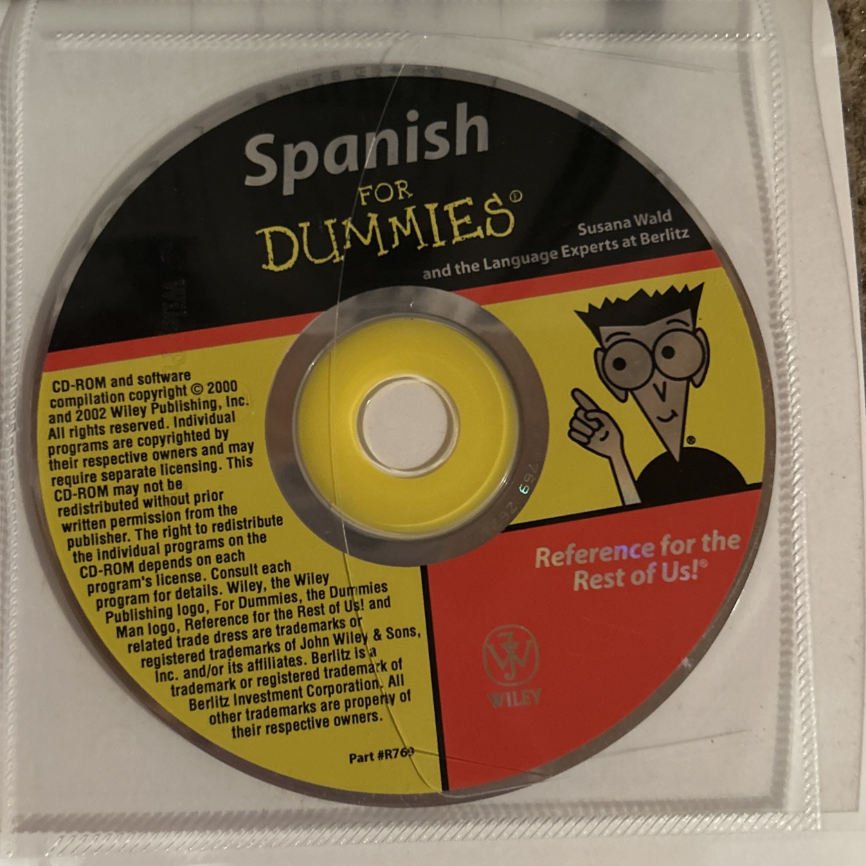 Spanish for Dummies® by Susana Wald (2000, Trade Paperback)