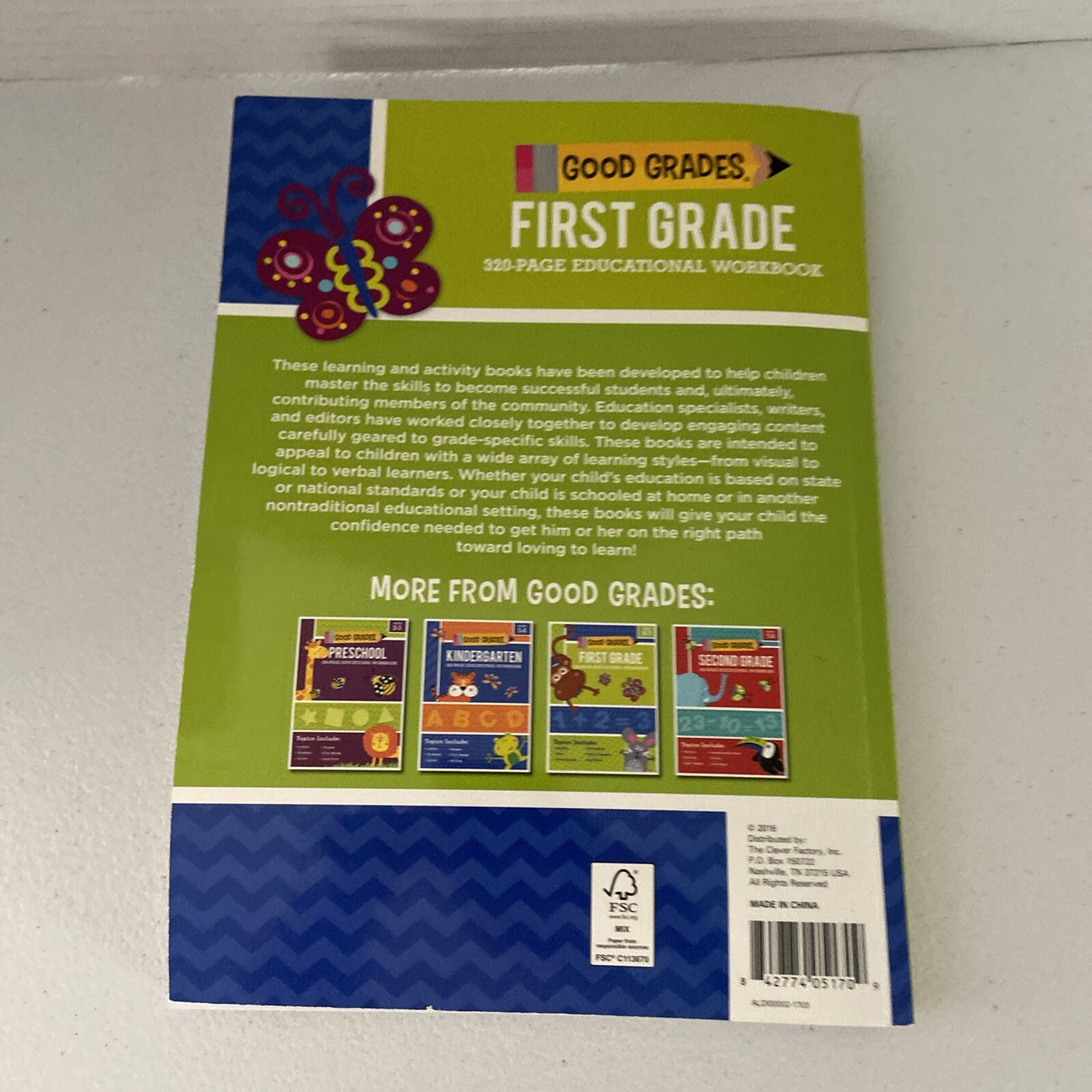 Good Grades Workbook. 1st GRADE. 320 Pages Ages 6-7. 2016. BRAND NEW