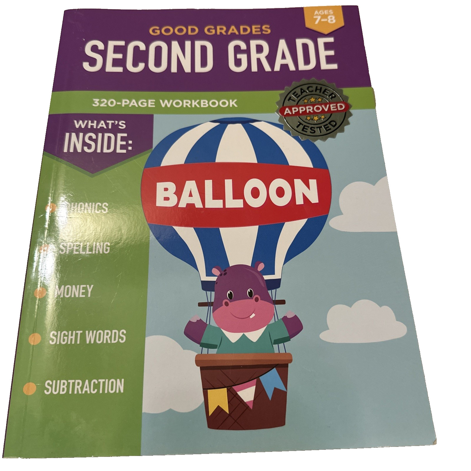 Good Grades Second Grade 320 Page Workbook New