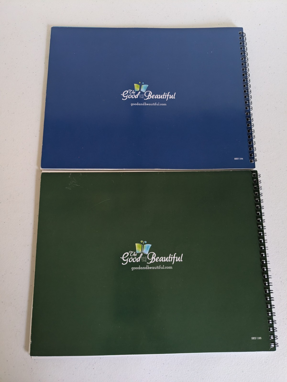 The Good and the Beautiful TYPING 1 & 2 Homeschool Curriculum Spiral Bound SET