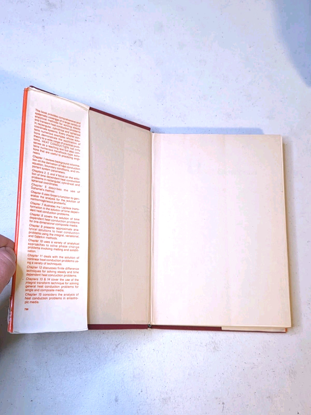 Heat Conduction By M. Necati Ozisik Vintage Hardcover Textbook Dust Jacket 1980