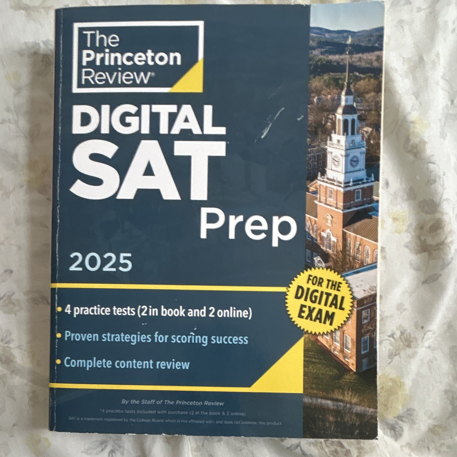 Princeton Review Digital SAT Prep 2025 Study Guide Paperback 432 Pages