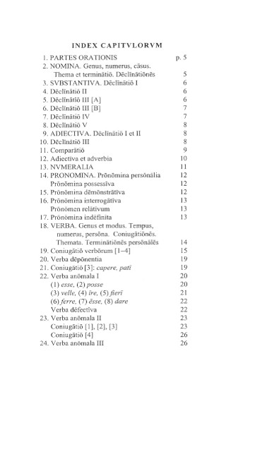 Lingua Latina per se illustrata. Pars I: Familia Romana, Grammatica Latina…