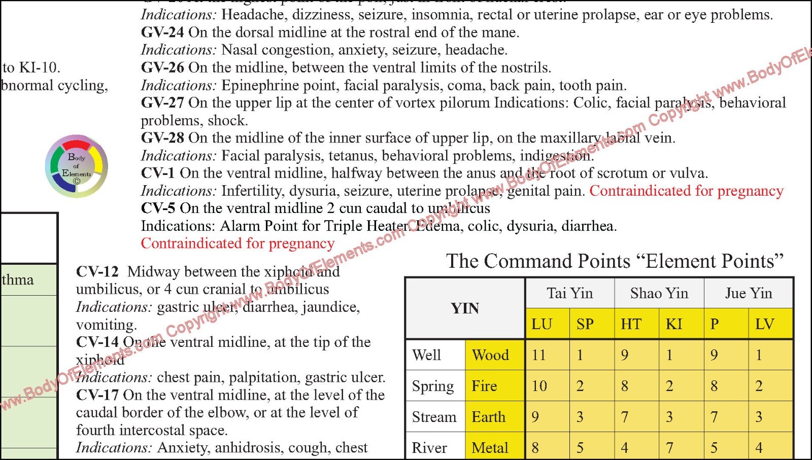 Horse Acupuncture Chart Set 8.5″ X 11″ Equine Acupressure Points Reference
