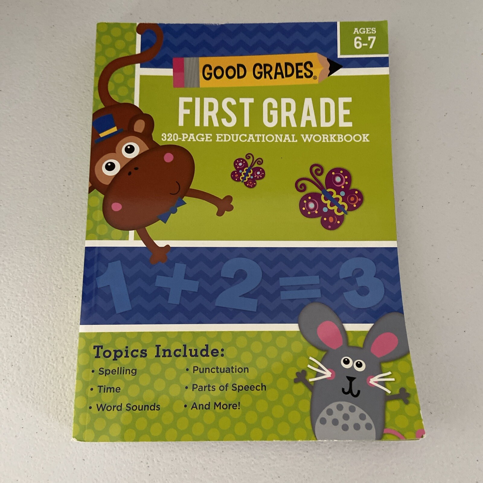 Good Grades Workbook. 1st GRADE. 320 Pages Ages 6-7. 2016. BRAND NEW